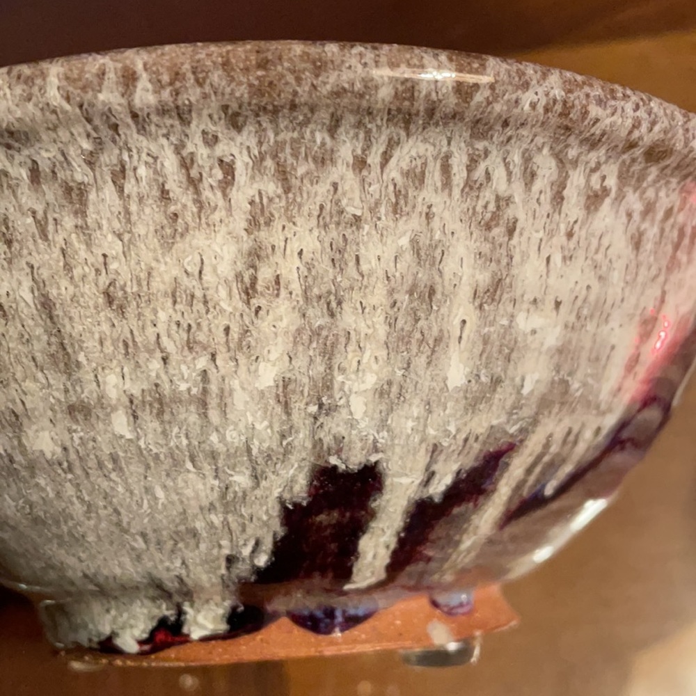 Handmade 7 inch Gorgeous glazed ceramic  soup / salad bowl - Picture 2 of 9